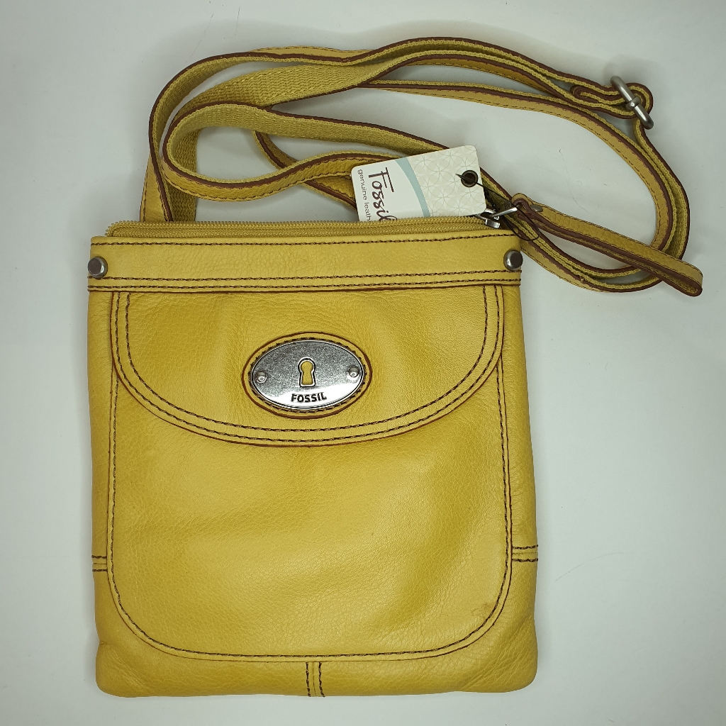 Fossil Maddox Mini Yellow Crossbody Bag - Nwt